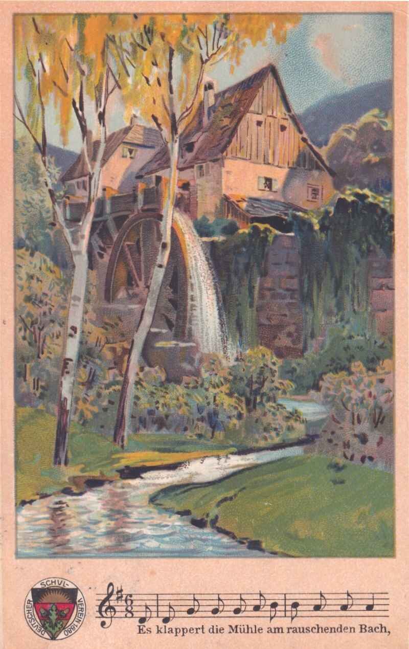 Es klappert die Mühle am rauschenden Bach