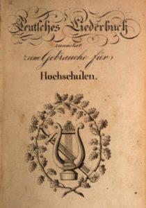 Teutsches Liederbuch für Hochschuklen (1823)